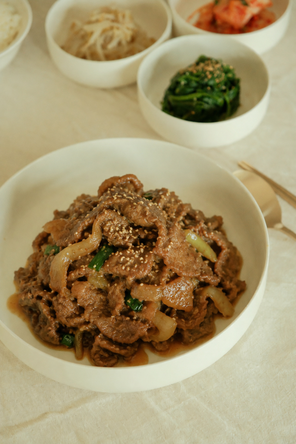 Soy Pork Bulgogi 간장 돼지불고기