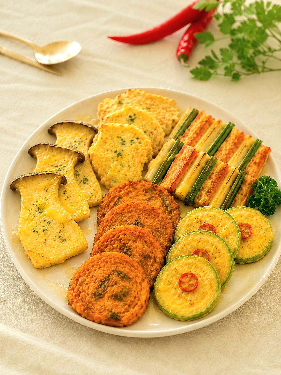 Gemischte Pfannkuchen 모듬전